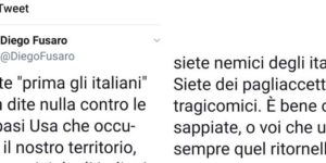 Dicono "prima gli italiani" e poi accettano in silenzio le 115 basi Usa in Italia