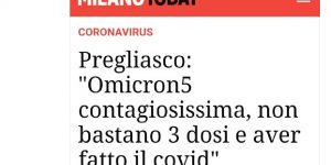 "Omicron 5 contagiosissima": le sconvolgenti parole di Pregliasco