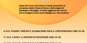 Andrea Cionci e Diego Fusaro: Codice Ratzinger. Corso on line (ottobre 2023)