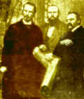 Nietzsche, Gersdorf y Rohde en 1871